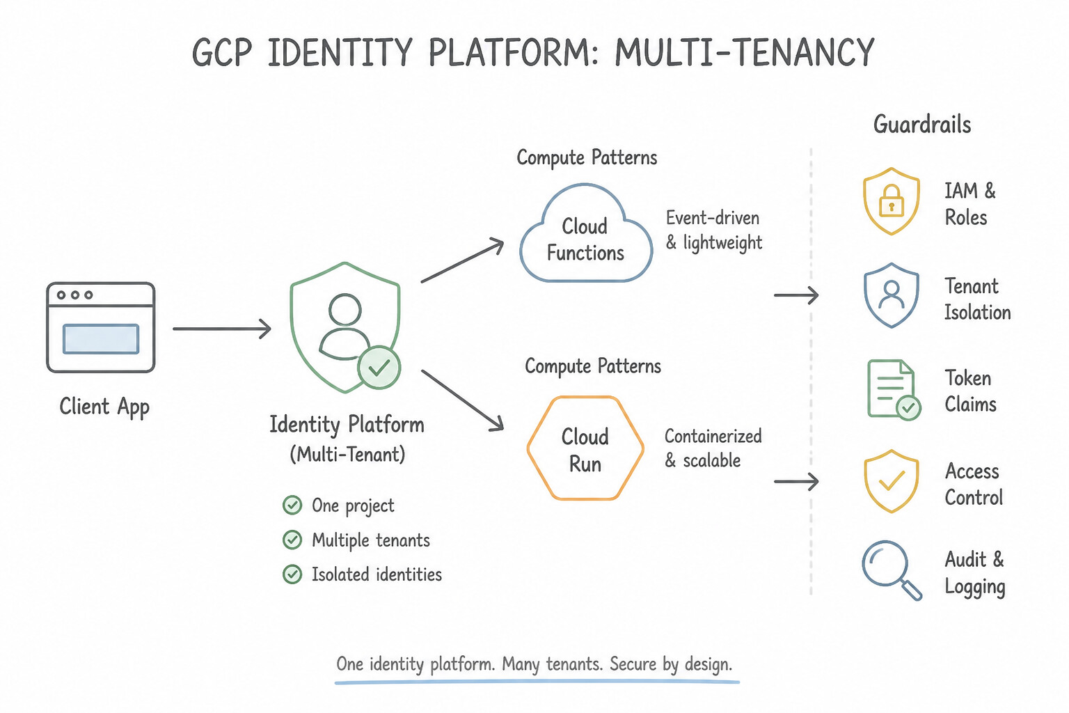 Multi-Tenancy in Identity Platform Architecture (1.2f)