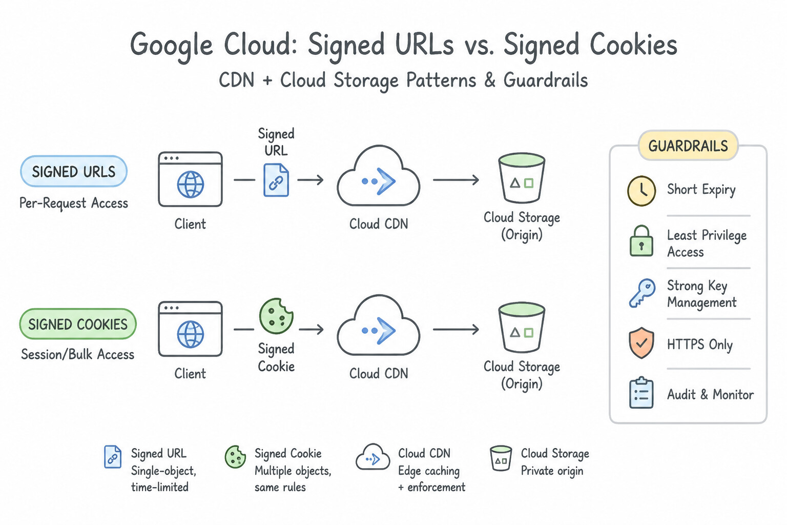 Signed URLs vs. Signed Cookies Architecture (3.2d)