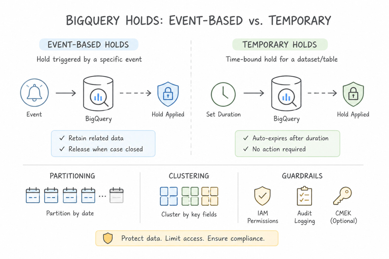 Event-Based Holds vs. Temporary Holds Architecture (1.1e)