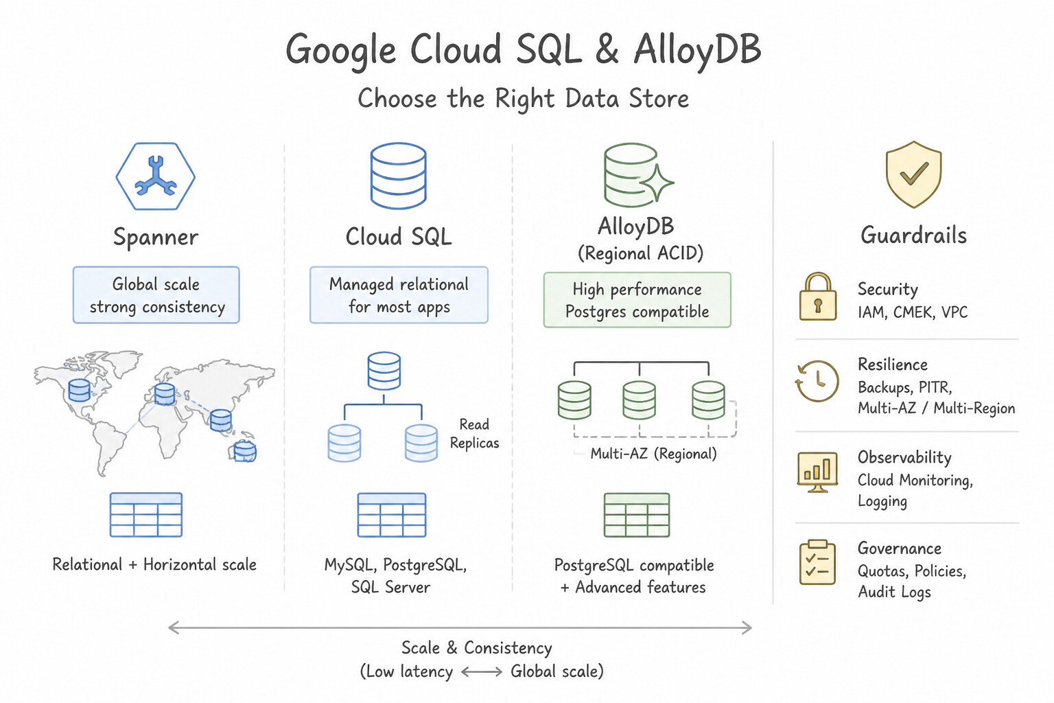 Cloud SQL & AlloyDB (Regional ACID) Architecture (1.2d)