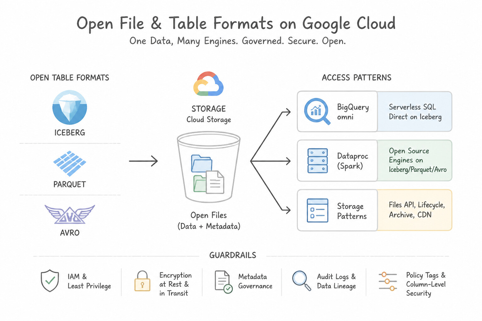 Open File & Table Formats (Apache Iceberg, Parquet, Avro) Architecture (1.3b)