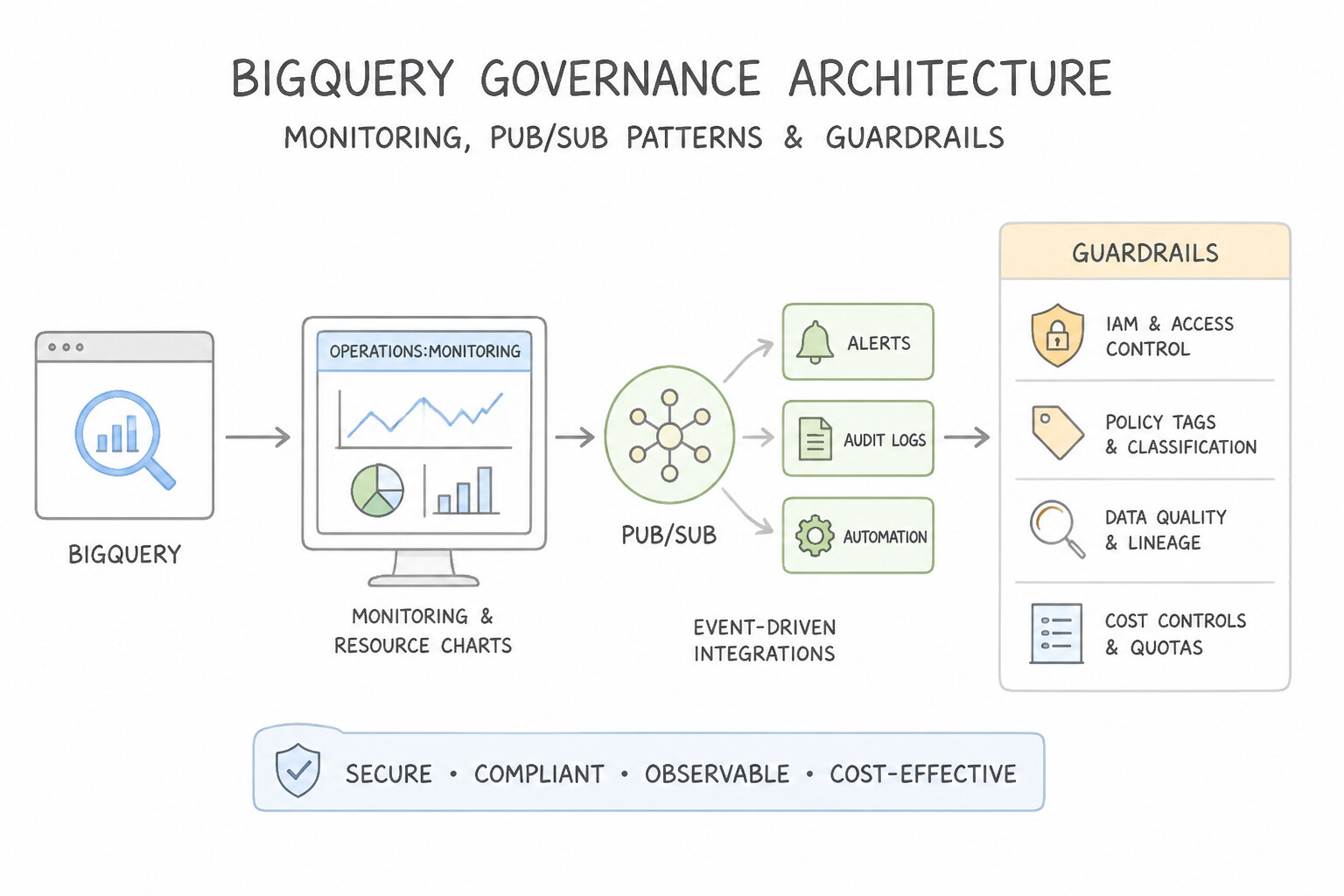 BigQuery Admin Panel (Monitoring / Resource Charts) Architecture (5.4a)